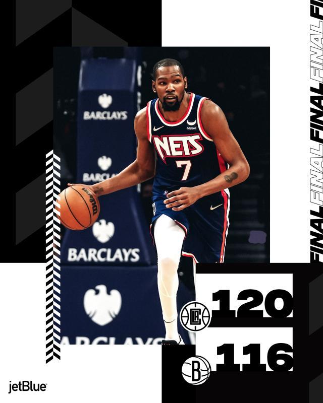 B体育官方网站-杜登62分不敌快艇三队 篮网自食其果首遭连败